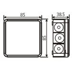 Kalvorasia ET85 85x85x38,5 IP65