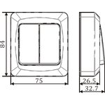 Kytkin 5-kr. pinta IP21