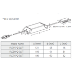 Feelux Diva2 24V 30W LED liitäntälaite IP20