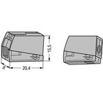 Wago Muunnosliitin 224-101 0,5-2,5mm²