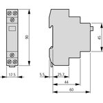 Eaton Sysäysrele 24VDC 16A 2S