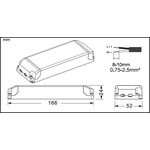 LED-Liitäntälaite 40W 24V ON/OFF