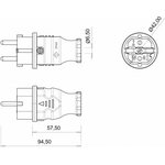 Bemis Pistotulppa IP44 Vihreä 230VAC