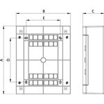 Tehnoplast Pintakotelo 48MOD IP40