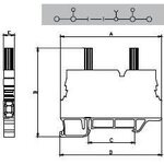 Onka Mittausriviliitin 6mm² 1283 / 1020215