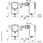 Fantini Cosmi C03A3 Sauvatermostaatti