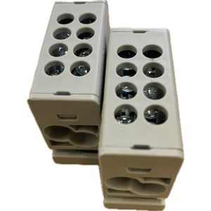 ETH-Vaihtoliitin setti 2x1,5-25mm², harmaa 2 liitintä / 101004