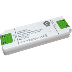POS Liitäntälaite 50W, 24V, 2.05A, ON/OFF