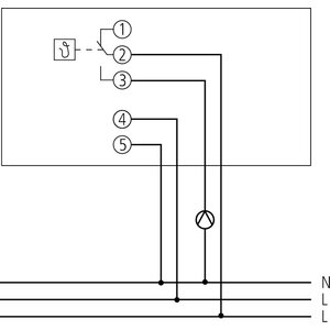 Theben Analoginen kellotermostaatti (huonetermostaatti) RAMSES 722