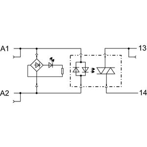 Wago Puolijohderelemoduuli 24V AC/DC 4A