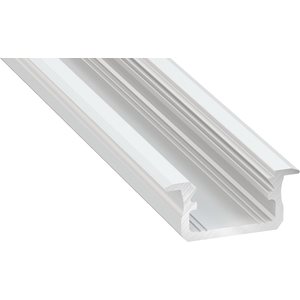 Lumines LED-asennusprofiili UPPO B 21.3x9.3x2020mm lakattu valkoinen