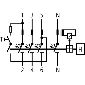 Eaton Yhdistelmä C10 4P 30mA 6kA A-Tyyppi