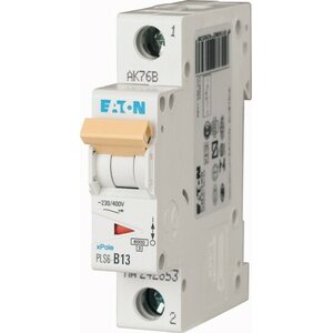 Eaton B13 1P 6kA PLS6-B13-MW