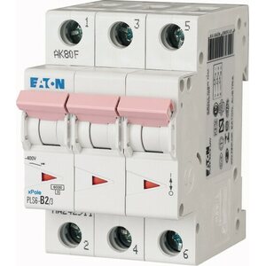 Eaton B2 3P 6kA PLS6-B2/3-MW