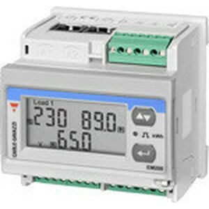 Carlo Gavazzi 3-vaihe energiamittari 2 x pulssilähtö (opto-mosfet), sarjaliikenne Modbus RTU