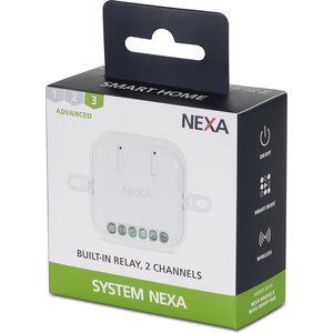 NEXA MCMR-3000 Vastaanotin ON/OFF, 1500W/kanava, 2-kanavainen