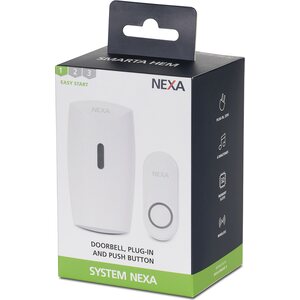NEXA Langaton ovikello (plug-in) soittopainikkeella, MLR-1923 SET