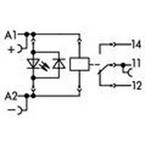 Wago RELEMODUULI 12 VDC 1xVAIHTOKOSK. 16A