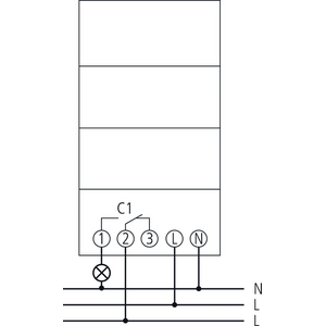 Theben SYN 161 D ANALOGINEN KELLOKYTKIN, 1 KAN.