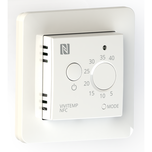ETH-Basic-NFC Lattialämmitystermostaatti, kytkimellä (ECOdesign)