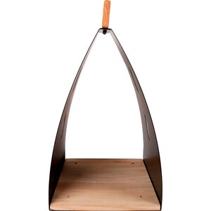 Arctic Design Puunkantoteline metallia musta