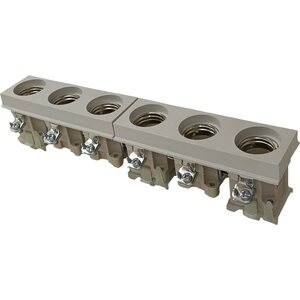 Rivivaroke 6X63A, 500V (sisältää kosketussuojan ja DIN-kisko kiinnikkeen)