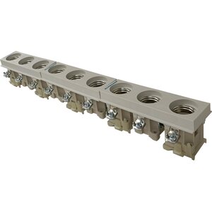 Rivivaroke 9X25A, 500V (sisältää kosketussuojan ja DIN-kisko kiinnikkeen)
