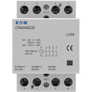 Eaton Äänetön moduulikontaktori 230V AC/DC 4NO 40A