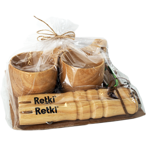 Lahjapakkaus 2 kuksaa + 2 makkaratikkua