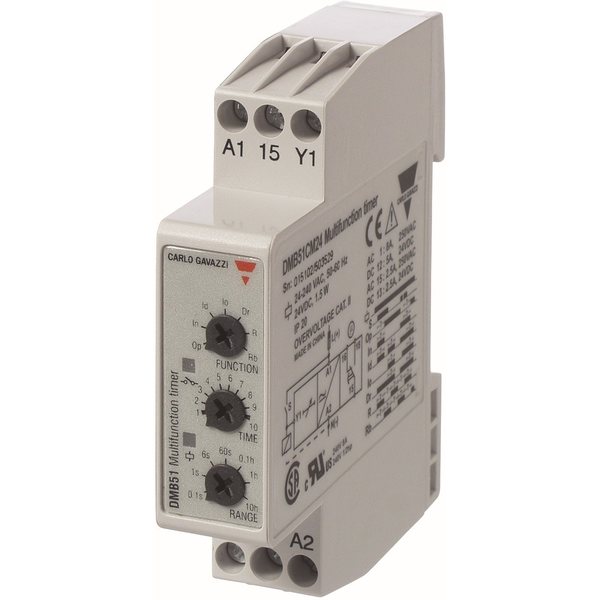 Carlo Gavazzi Monitoimiaikarele 0.1S-100h 5A 24-240VAC