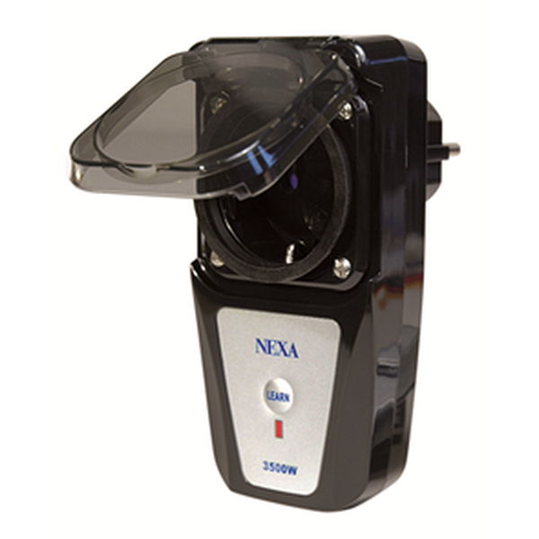 NEXA Pistorasiavastaanotin, IP44, LGDR-3500