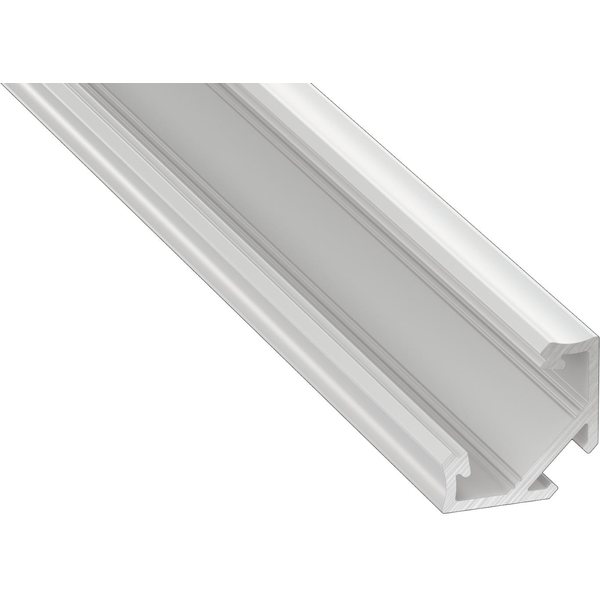 Lumines LED-asennusprofiili KULMA C 23,3x11,8x2020mm lakattu valkoinen