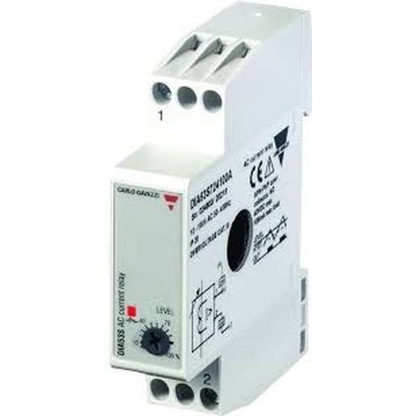 Carlo Gavazzi 1-vaihe AC-ylivirran valvontarele (transistorilähtö)