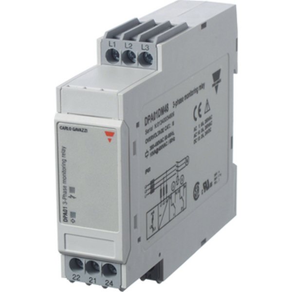 Carlo Gavazzi 3-vaihe valvontarele DPA01CM44