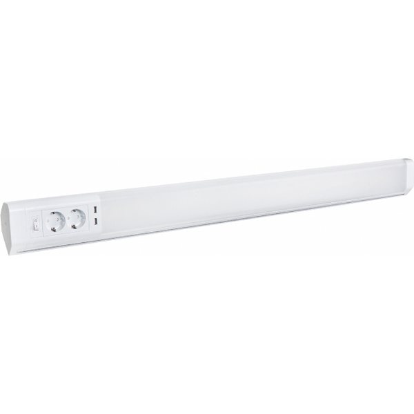 Elektra TYÖPISTEVALAISIN LD8115 779MM 15W 4000K 2XSCHUKO JA 2XUSB