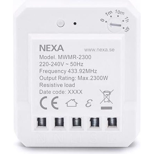 NEXA MWMR-2300 Rasiarele jossa ajastin toiminto