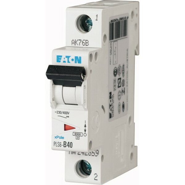 Eaton B40 1P 6kA PLS6-B40-MW