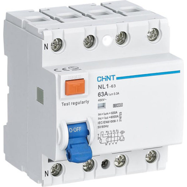 Chint 4P 63A 300mA VVSK A-Tyyppi 10KA 200367