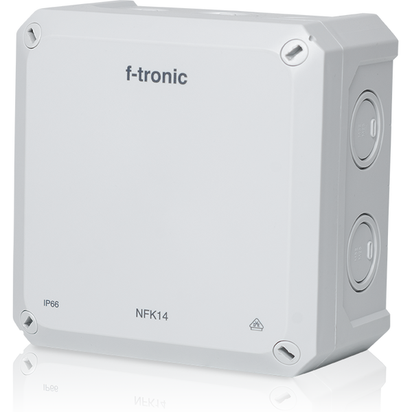 F-Tronic NFK14 Asennuskotelo IP66 140x140x81mm, harmaa