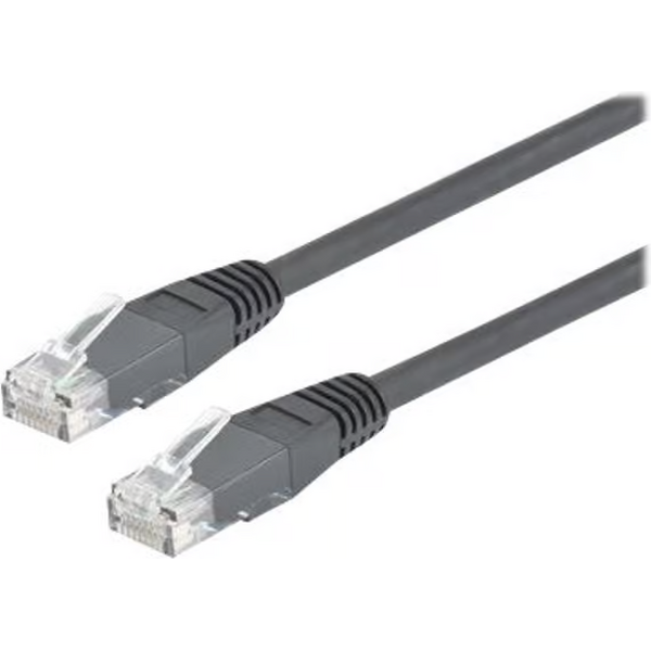 Kytkentäkaapeli. RJ-45 RJ-45 CAT 6 10m Musta