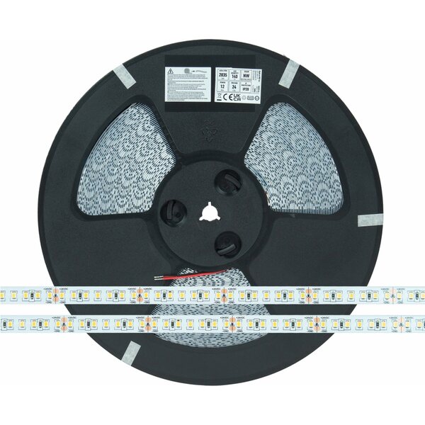 LED-nauha 24VDC, 3000K, 12W/m, IP20, 1140lm/m, 25m