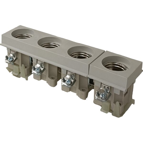 Rivivaroke 4X25A, 500V (sisältää kosketussuojan ja DIN-kisko kiinnikkeen)