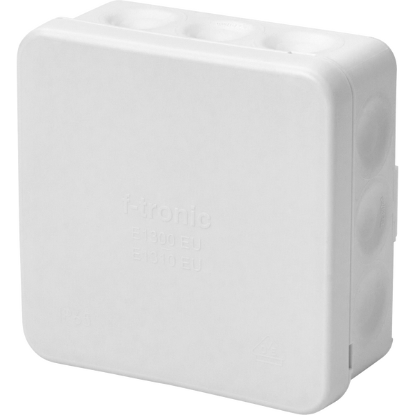 F-Tronic Kalvorasia E1310 EU 85x85x37mm IP65, valkoinen